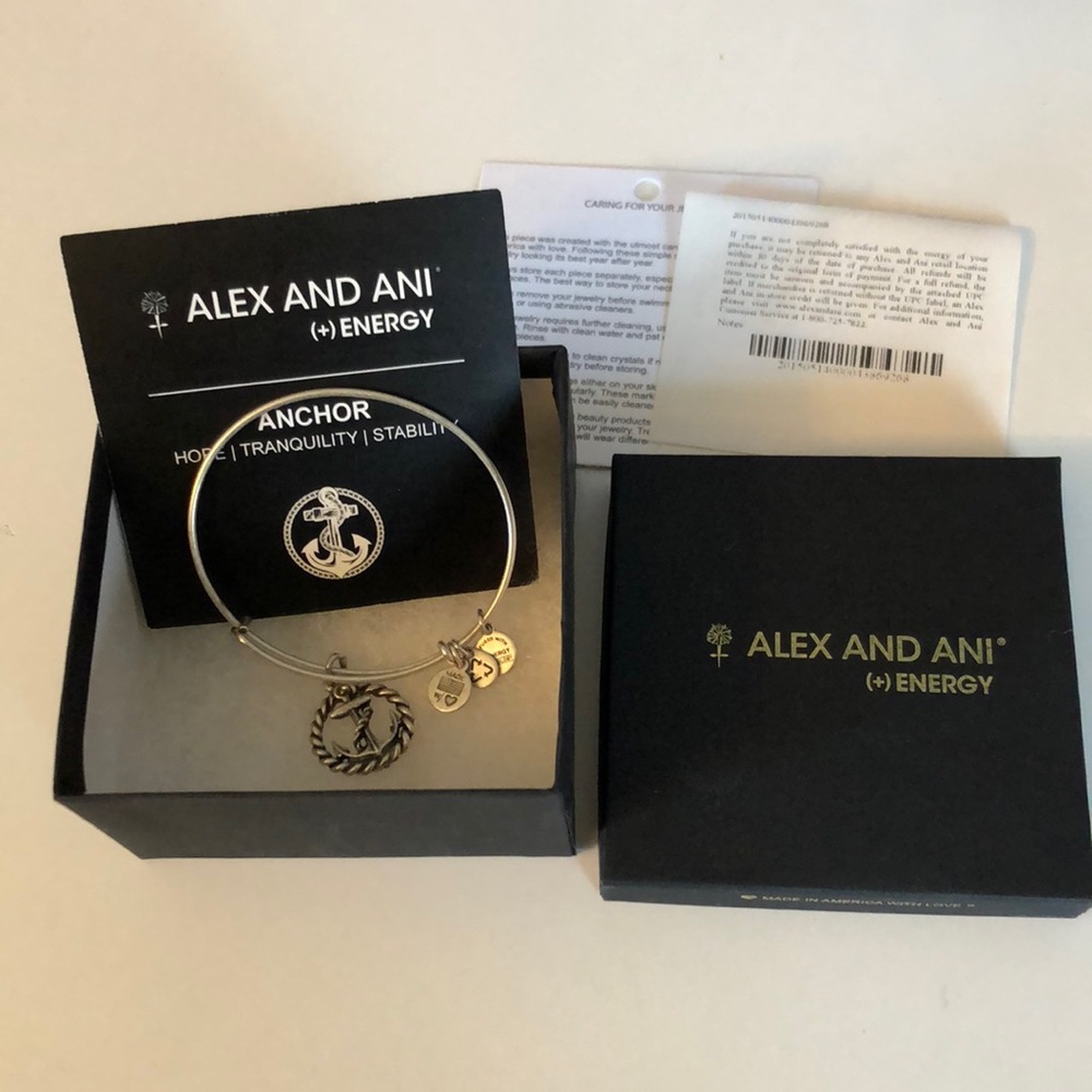 ALEX AND ANI Anchor Energy Bracelet